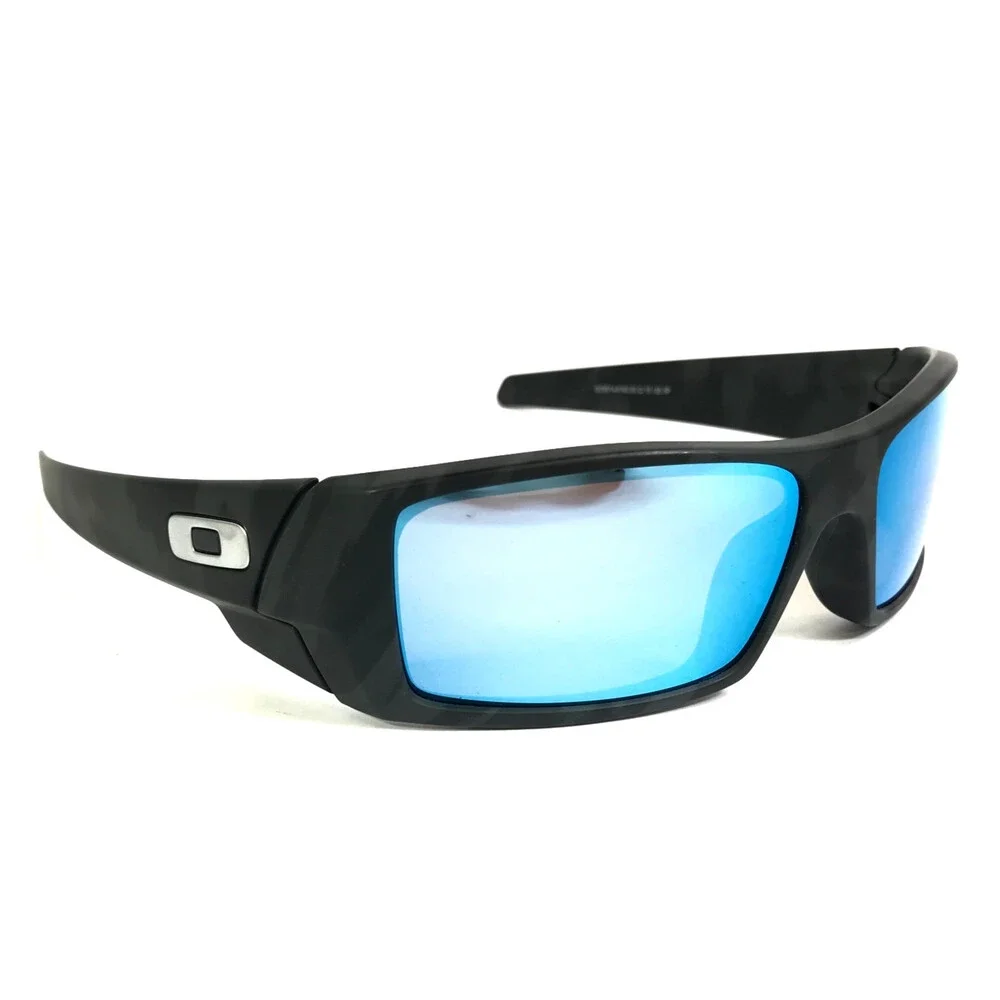 Oakley Sunglasses Gascan OO9014-8160 Matte Black Camo w/ Prizm Deep Water Lenses